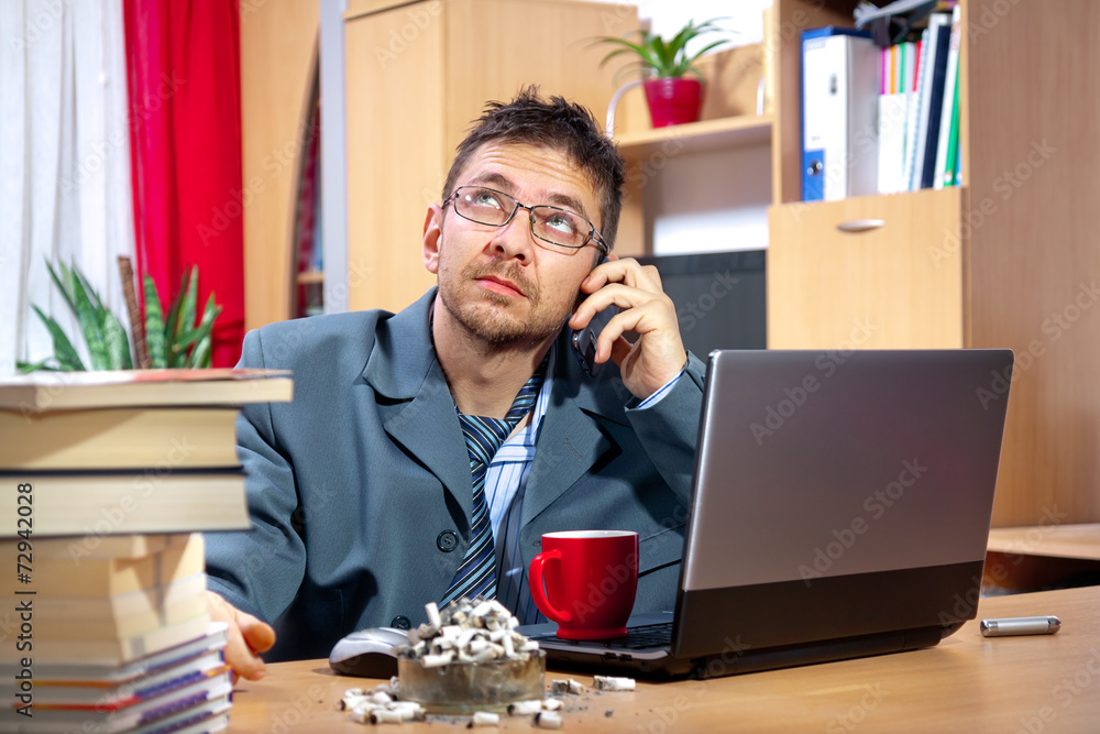 Angry businessman Angry businessman
