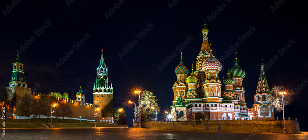 Red Square at the evening, Moscow, Russia