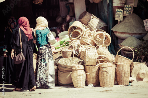 Traditional Moroccan market
