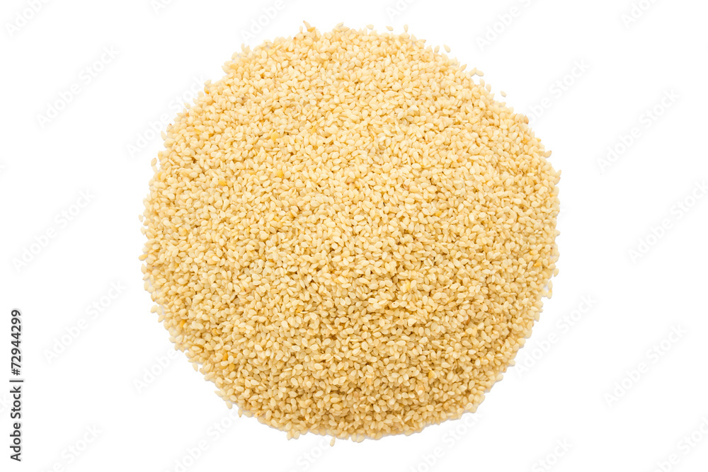 sesame in isolate on white. sesame in isolate on white.
