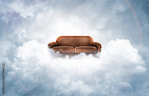 Sofa in den Wolken photo