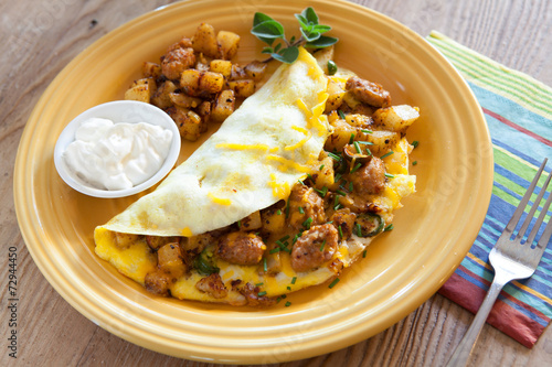 Sausage Omelette