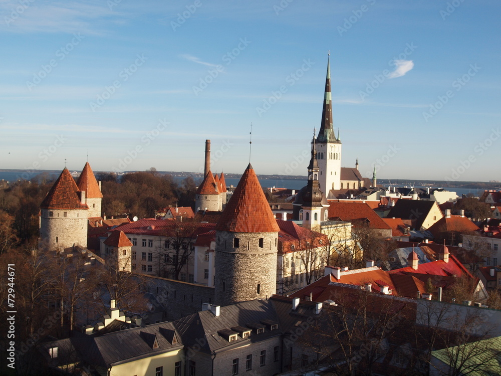 Turm der Stadtmauer von Tallinn