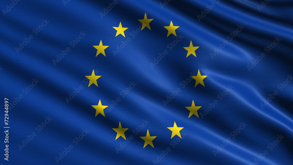 European Union flag. Loop. European Union flag. Loop.