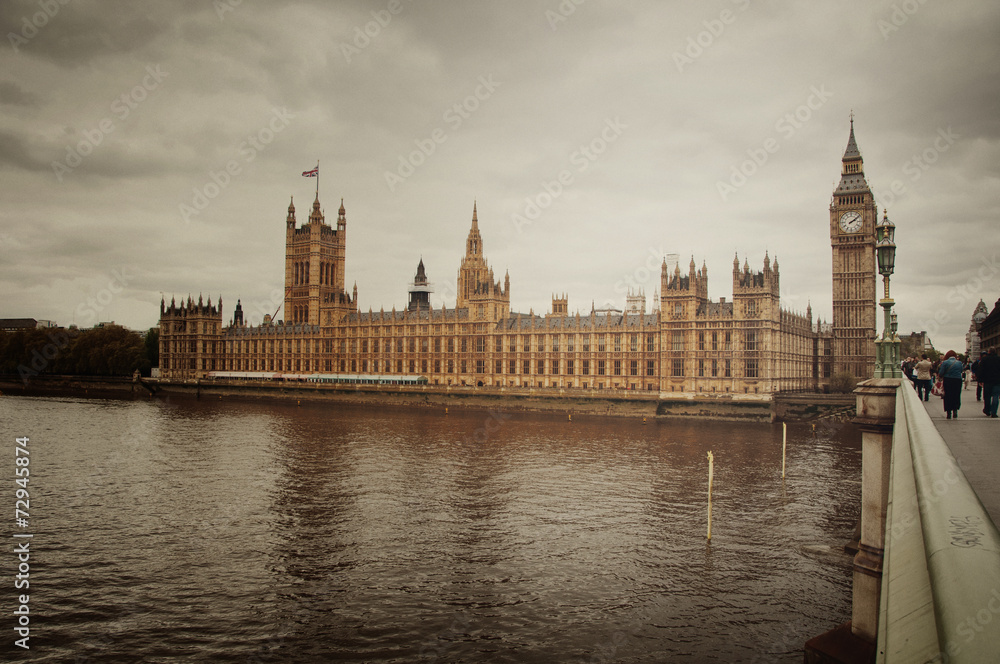 Houses of Parliament and Big Ben, London