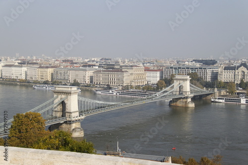 Photography Pont sur le Danube à Budapest, Hongrie