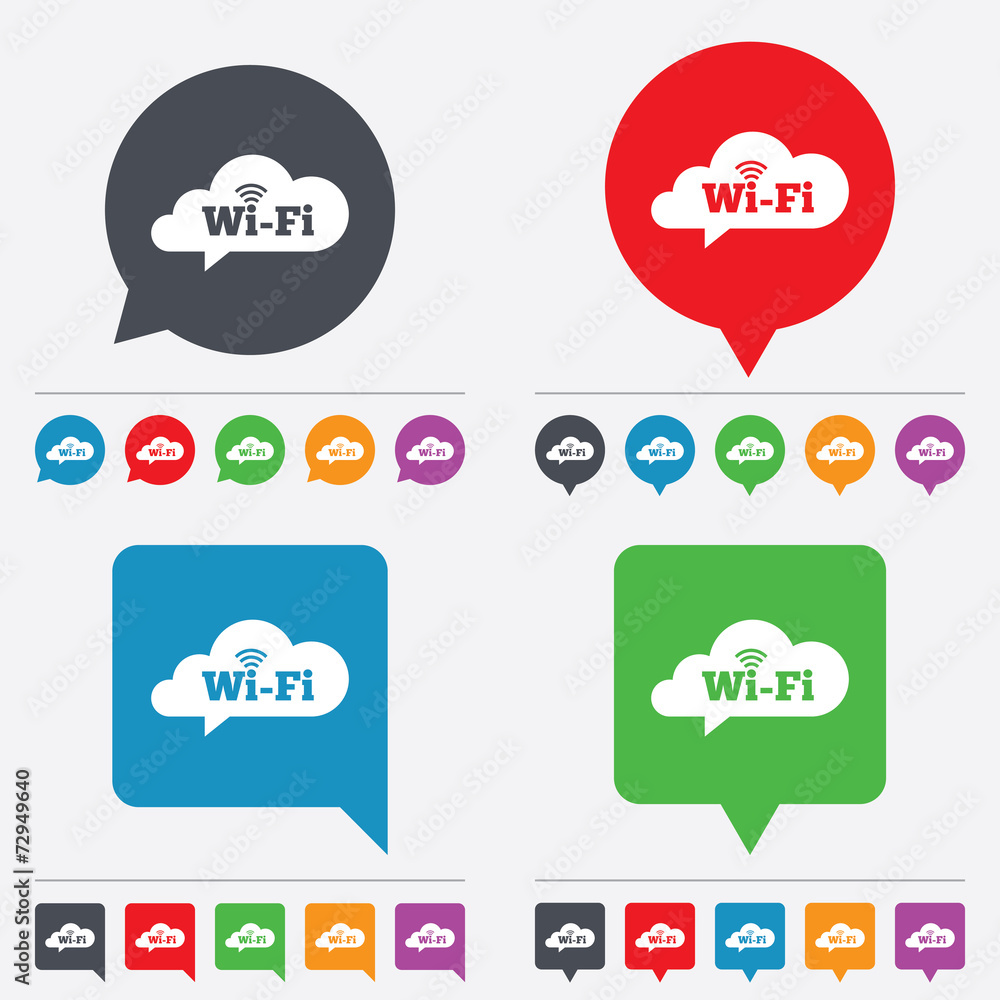 Free wifi sign. Wifi symbol. Wireless Network. Free wifi sign. Wifi symbol. Wireless Network.