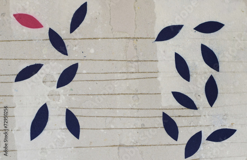 Hand made texture paper close up view