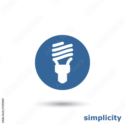 simple fluorescent lamp