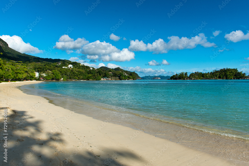 Anse Islet Beach at Port Launay, Seychelles Anse Islet Beach at Port Launay, Seychelles