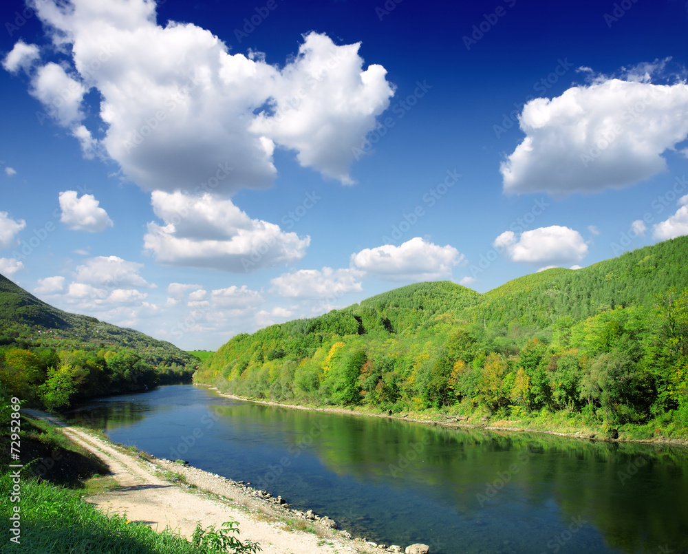 river Drina,Serbia