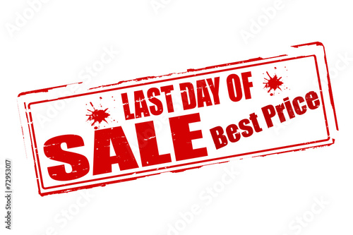 Last day sale