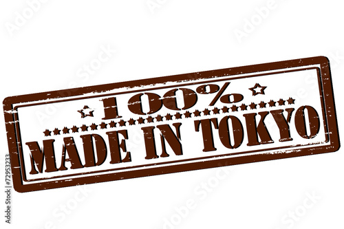 One hundred percent made in Tokyo