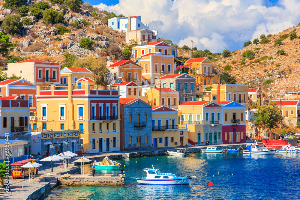 Stunning Greek Island - obrazy, fototapety, plakaty 