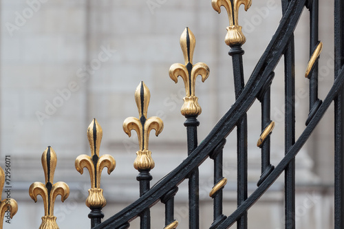 Photo Detail of the gate of Buckingham Palace