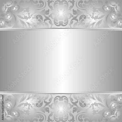 silver background