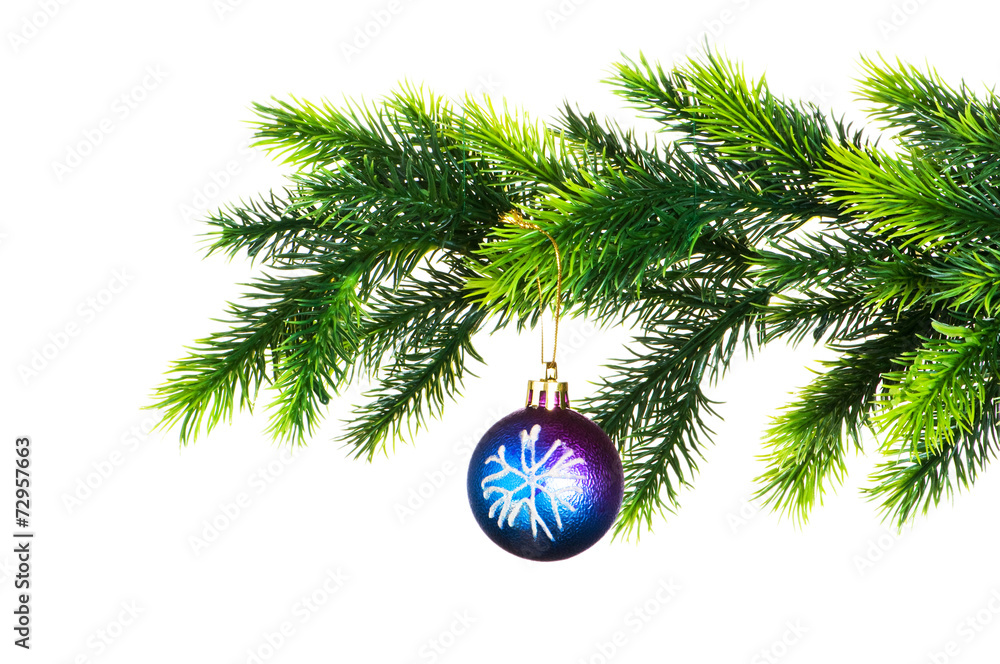 Christmas decoration isolated on the white Christmas decoration isolated on the white