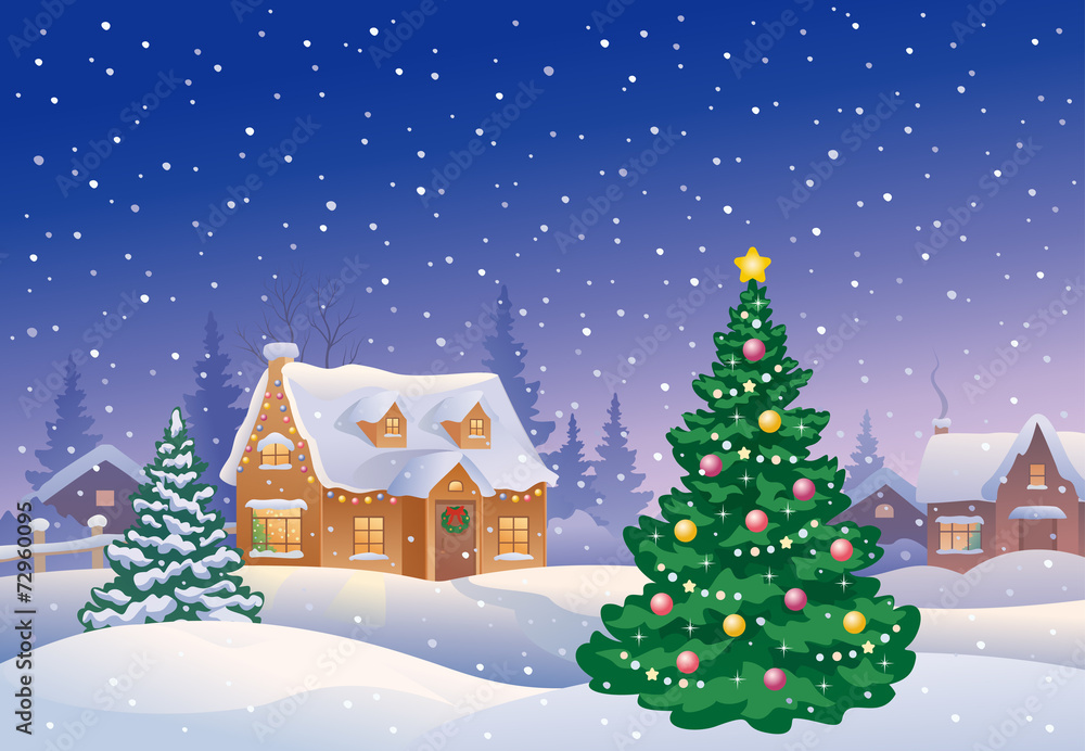 Christmas suburb Christmas suburb