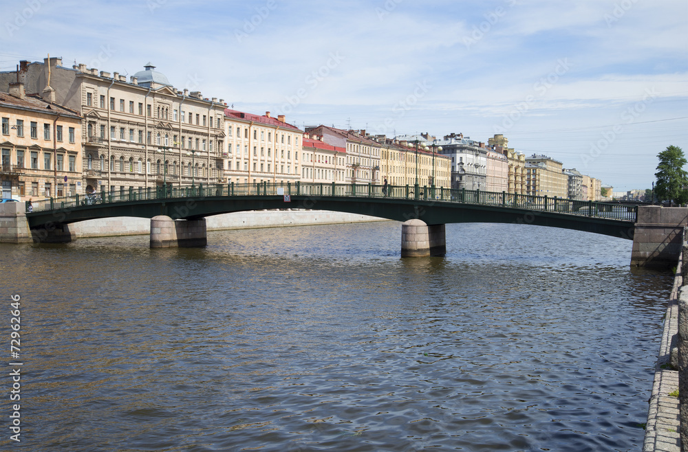 Красноармейский мост на Фонтанке. Санкт-Петербург