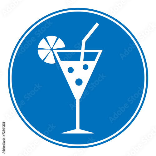 Cocktail sign is allowed to drink