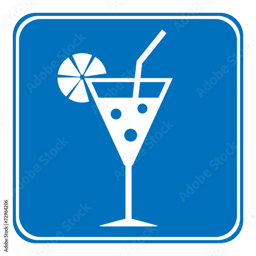 Cocktail sign is allowed to drink