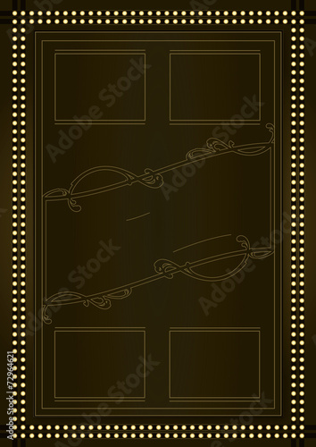 Prohibition Era Background and Frame Design