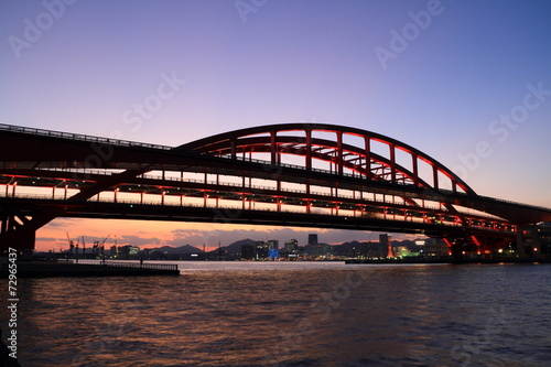 神戸大橋夕景 © photop5