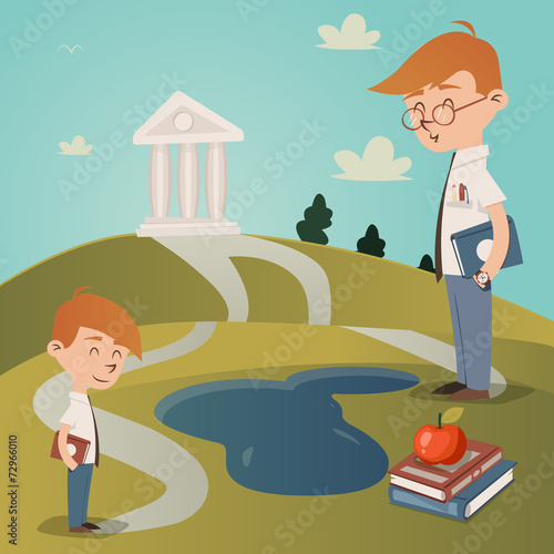 Back To School vector illustration