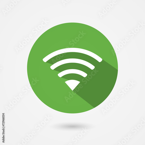 Flat icon fior free wifi connection