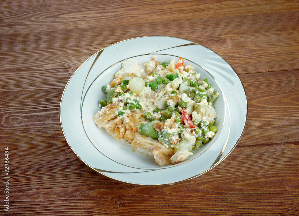 Fricassee of white fish Fricassee of white fish