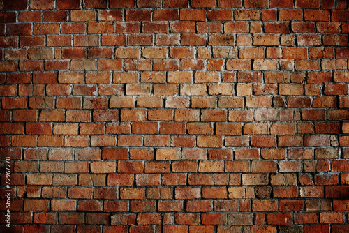 Slika na platnu Classic Beautiful Textured Brick Wall