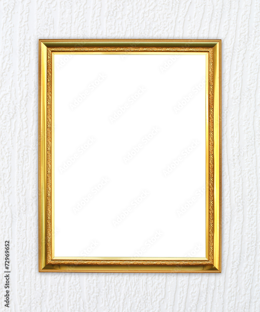golden frame on wood wall background golden frame on wood wall background