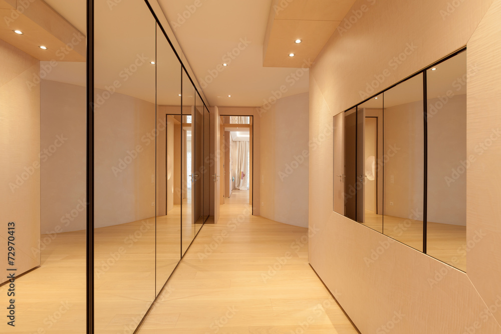 Modern luxury apartment: hallway Modern luxury apartment: hallway