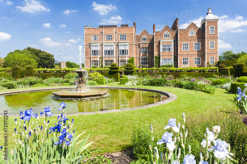 Hatfield House with garden, Hertfordshire, England photo