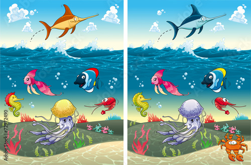 Spot the differences.
