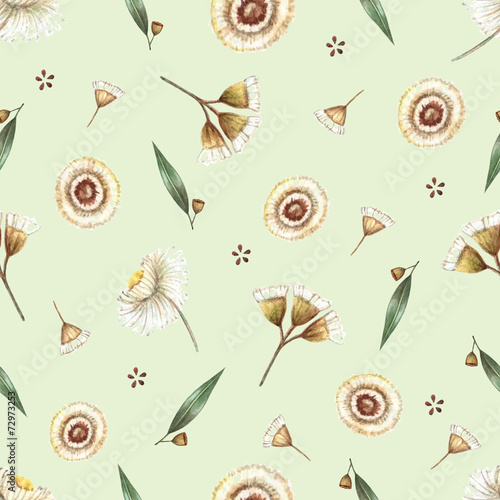 Watercolor seamless pattern.