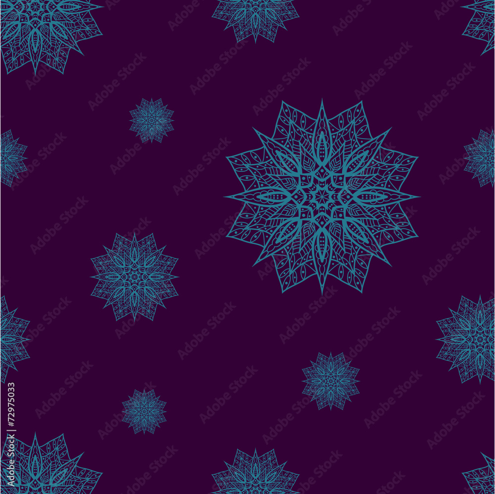 Seamless pattern with snowflakes Seamless pattern with snowflakes