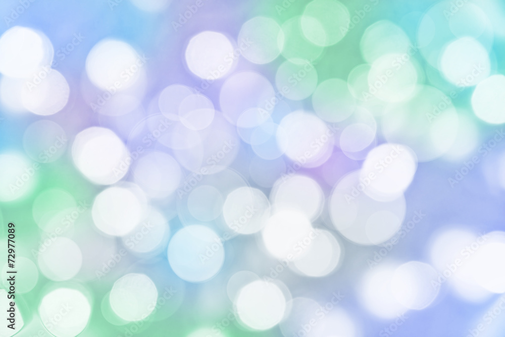 Holiday colorful background with blurred bokeh lights