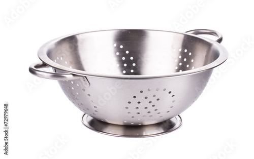 Принти на полотні Steel metal bowl.