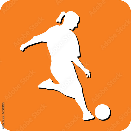 woman soccer player