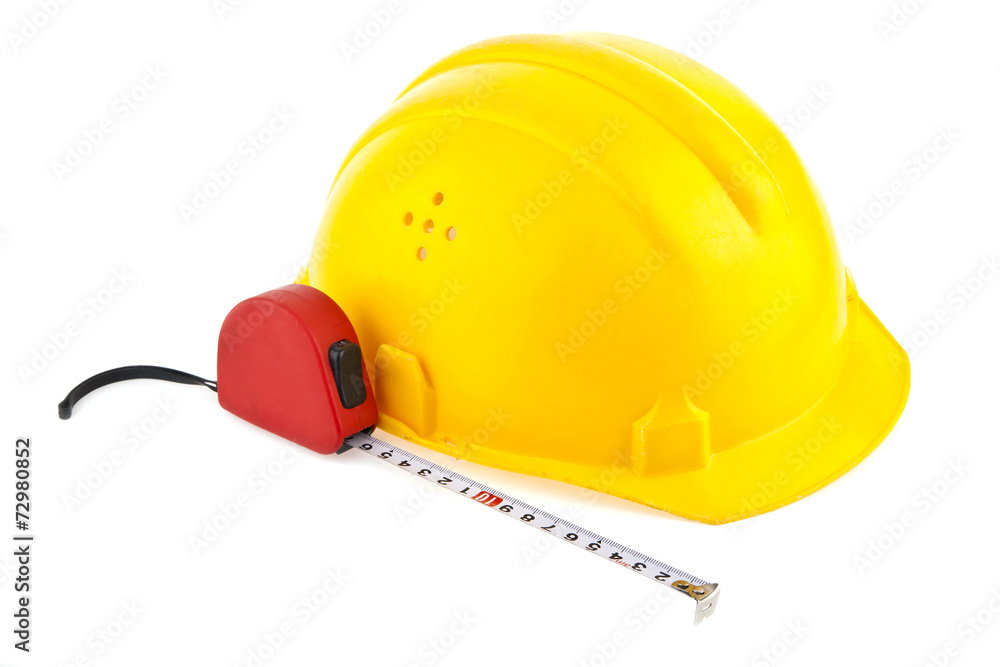 Fototapeta premium meter and a helmet