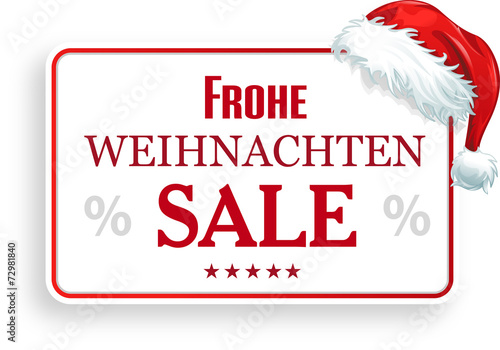 sale frohe weihnachten