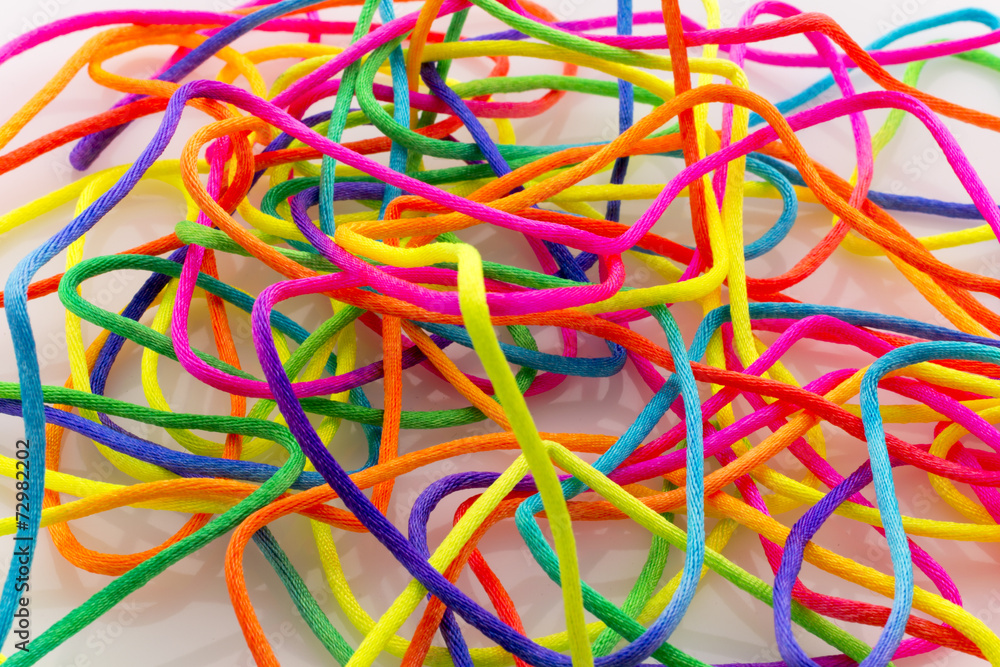 Bright floss. Bright floss.