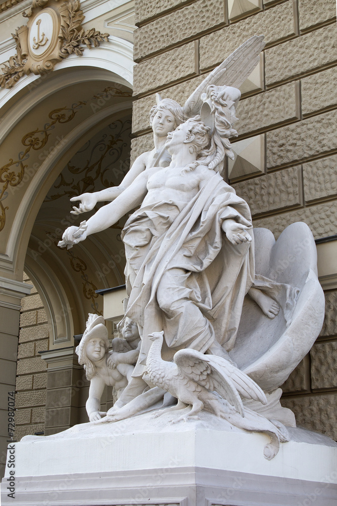 Sculpture at the Odessa Opera theater