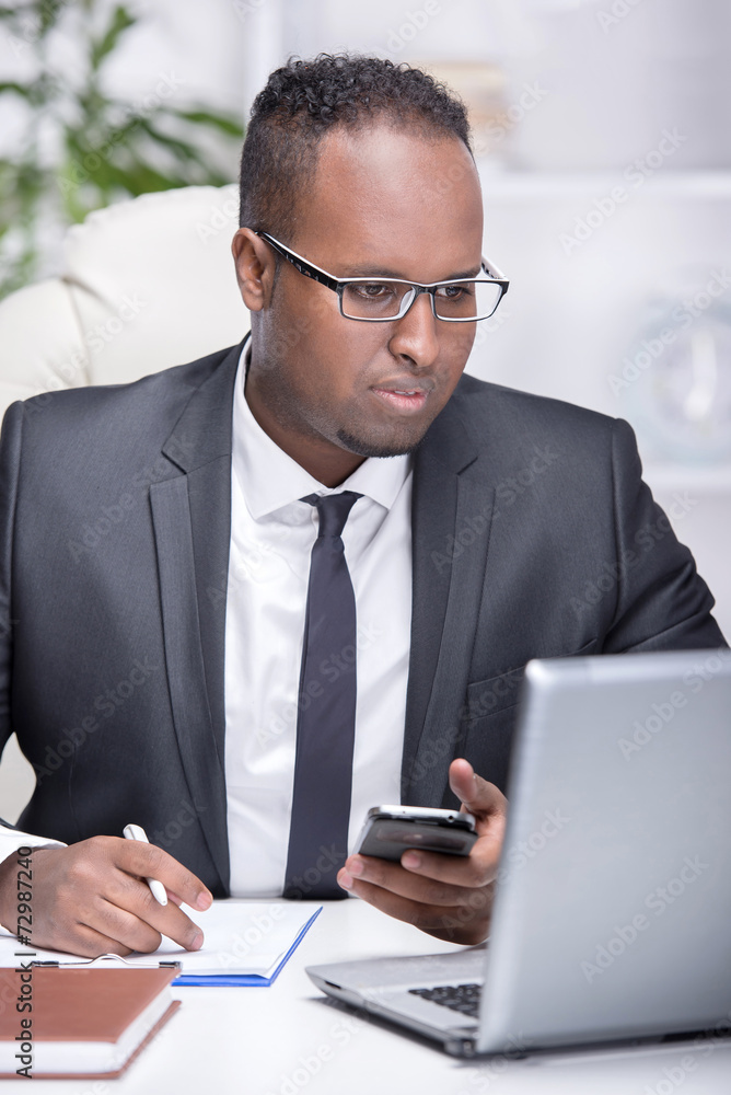 Black businessman Black businessman