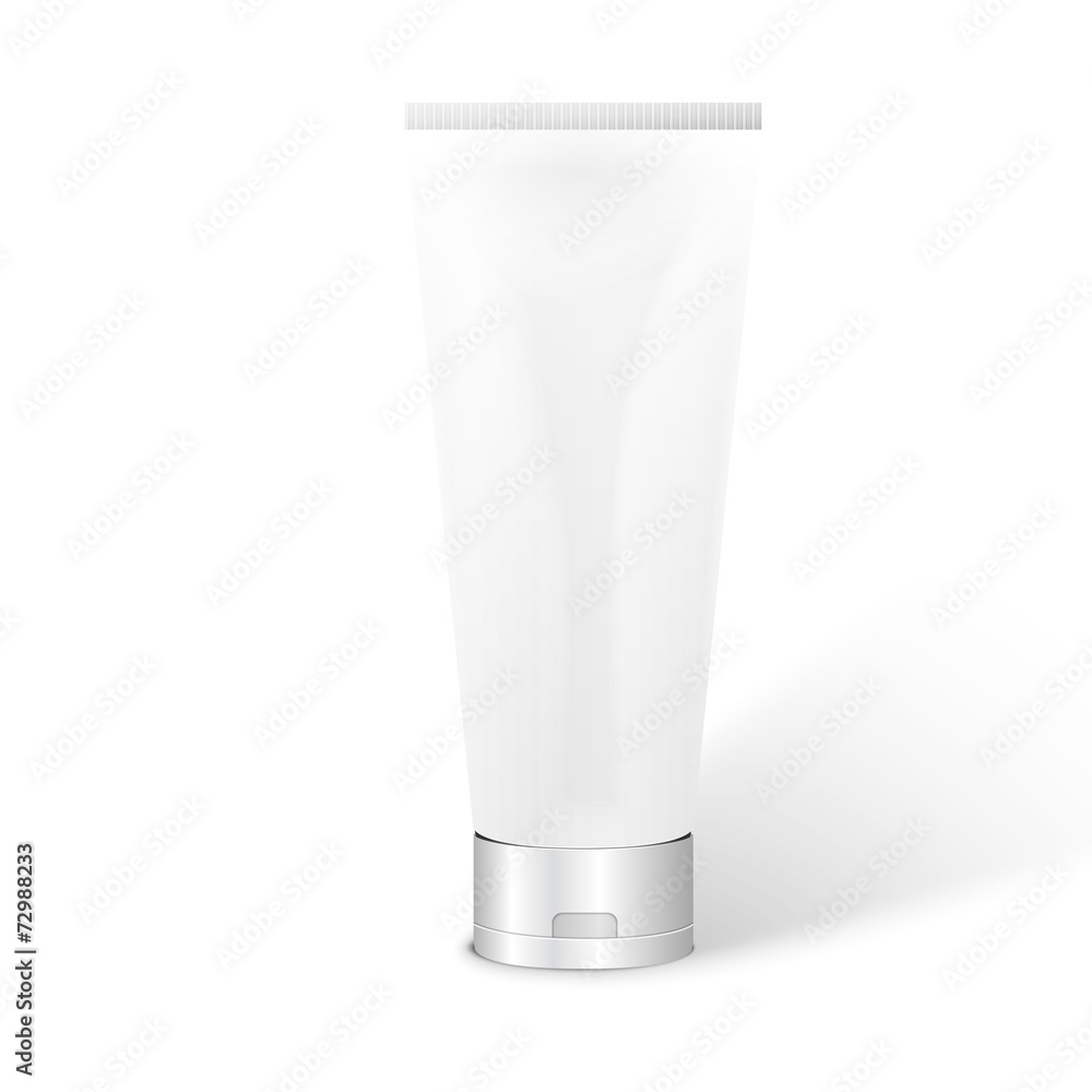Vector Illustration of Tube for Cosmetic Package Vector Illustration of Tube for Cosmetic Package