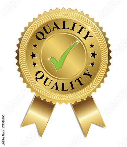 Vector of Quality (Gold & Green)