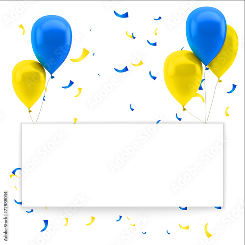 Colorful birthday background with place for text