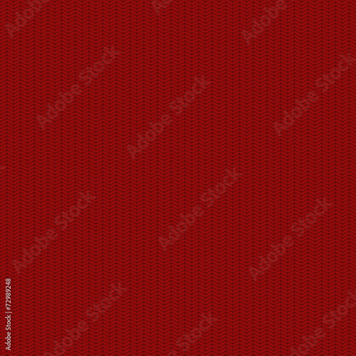 Vector modern red seamless knitted texture