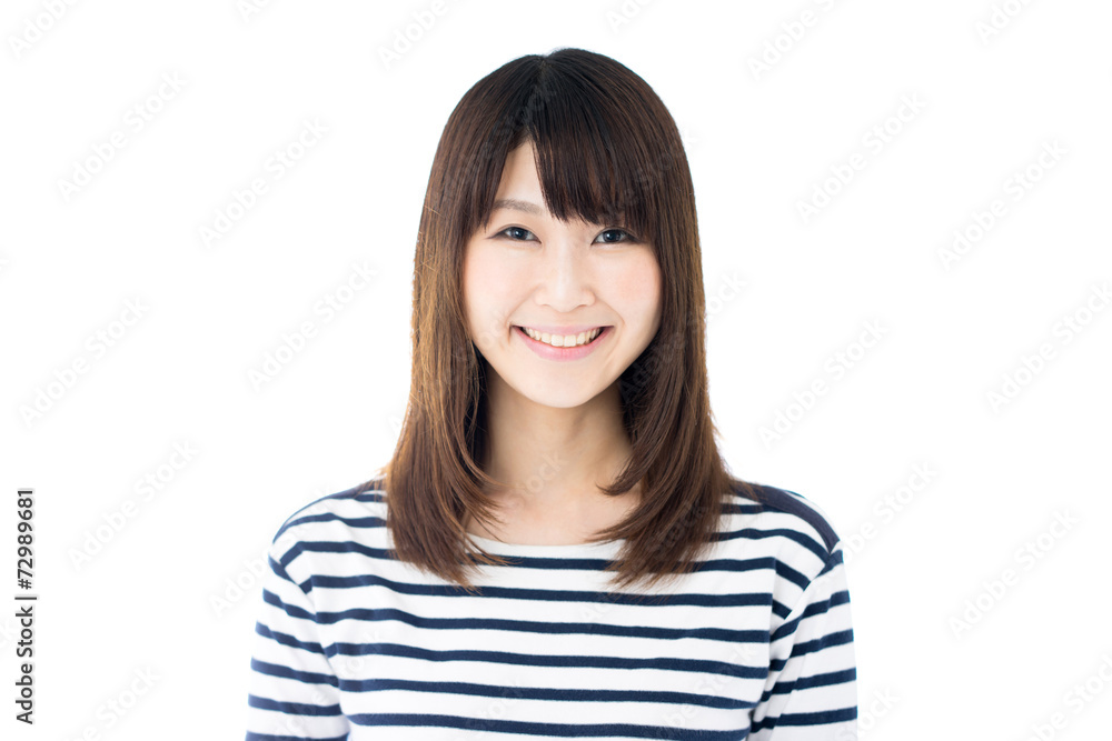 笑顔の女性 笑顔の女性